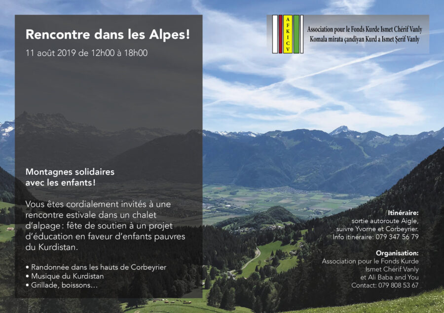 Rencontre dans les Alpes